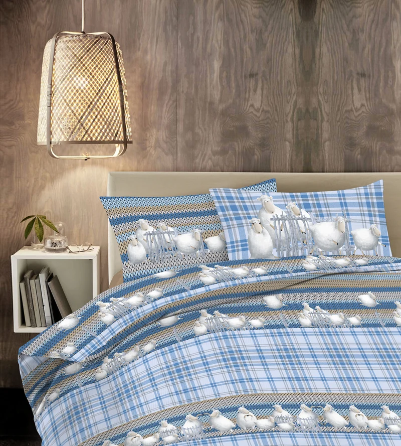 Parure Copripiumino in Cotone con Stampe Moderne Made in Italy Il Gruppone