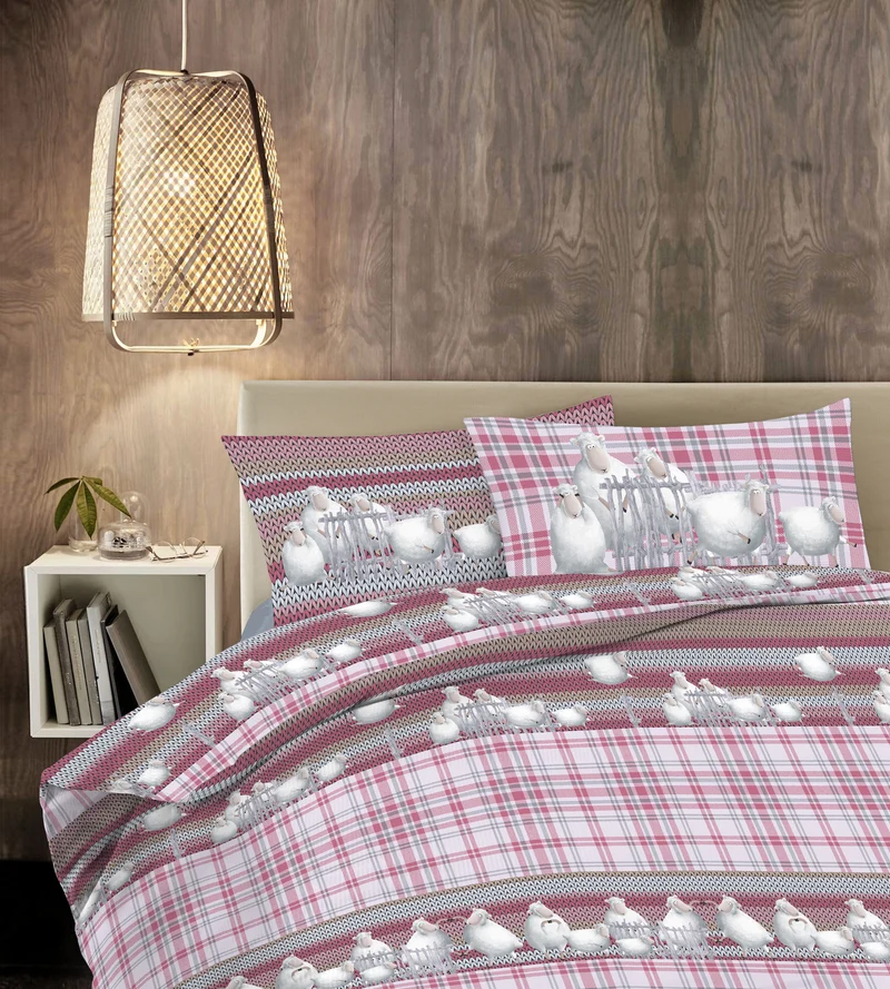 Parure Copripiumino in Cotone con Stampe Moderne Made in Italy Il Gruppone
