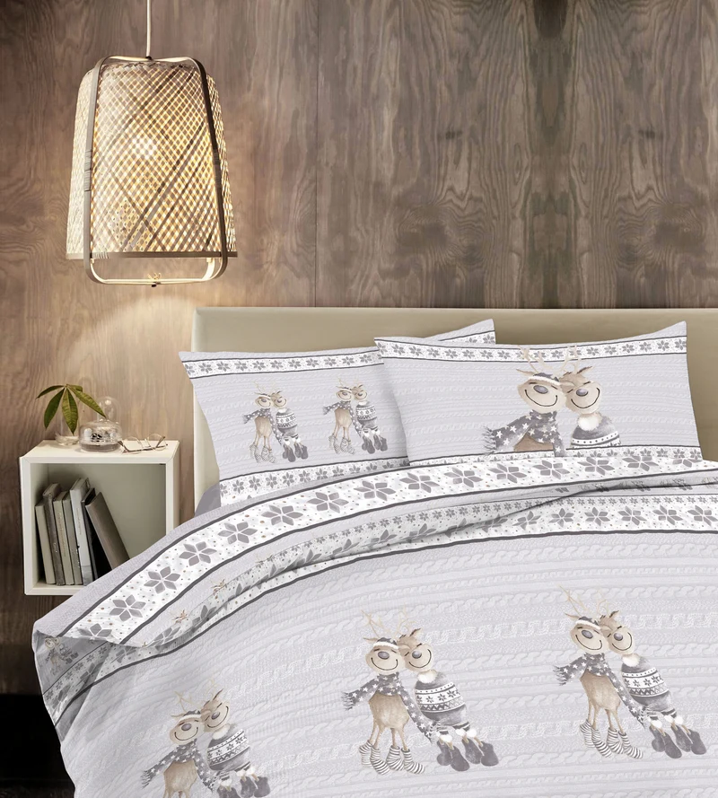 Parure Copripiumino in Cotone con Stampe Moderne Made in Italy Il Gruppone