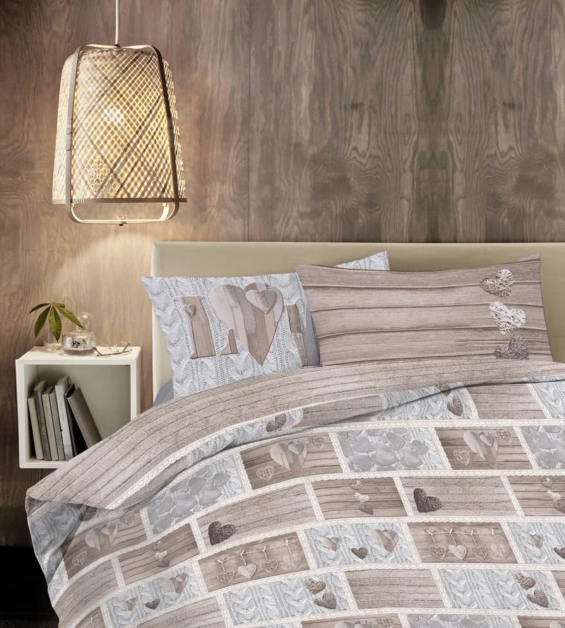 Parure Copripiumino in Cotone con Stampe Moderne Made in Italy Il Gruppone