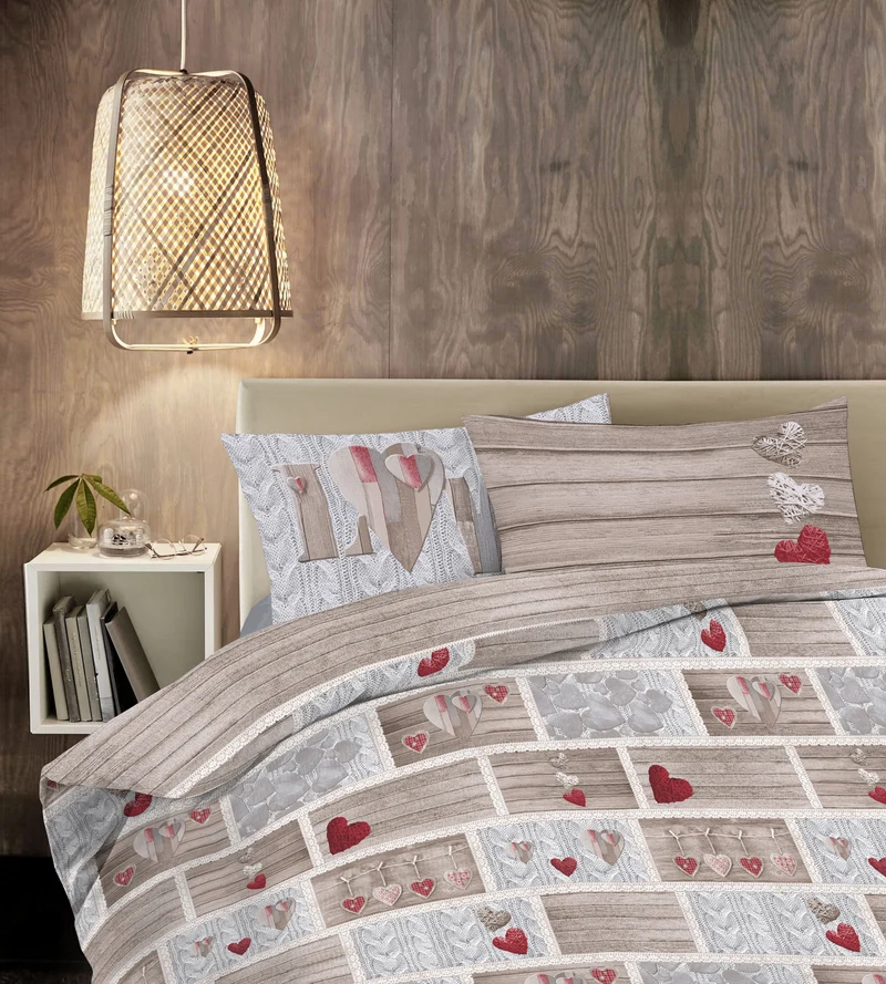 Parure Copripiumino in Cotone con Stampe Moderne Made in Italy Il Gruppone