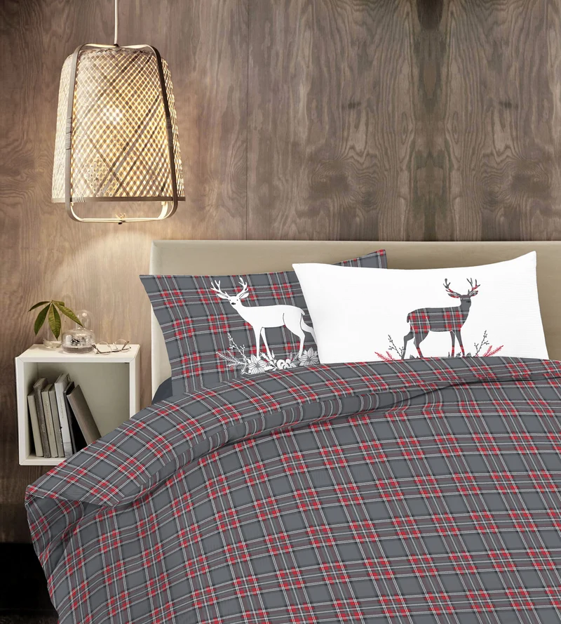 Parure Copripiumino in Cotone con Stampe Moderne Made in Italy Il Gruppone