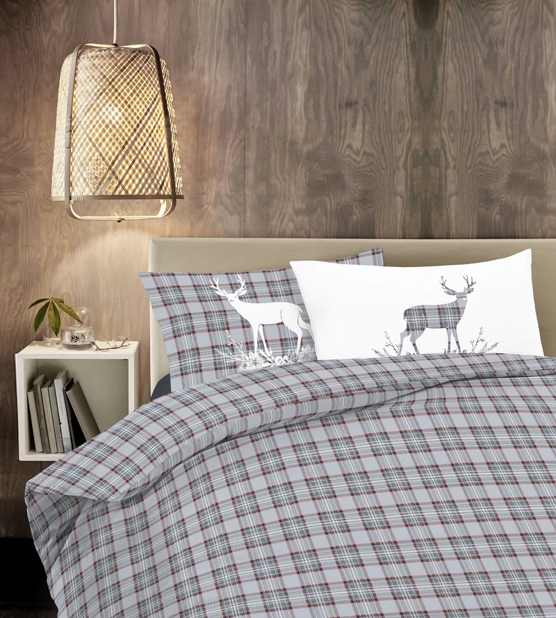 Parure Copripiumino in Cotone con Stampe Moderne Made in Italy Il Gruppone