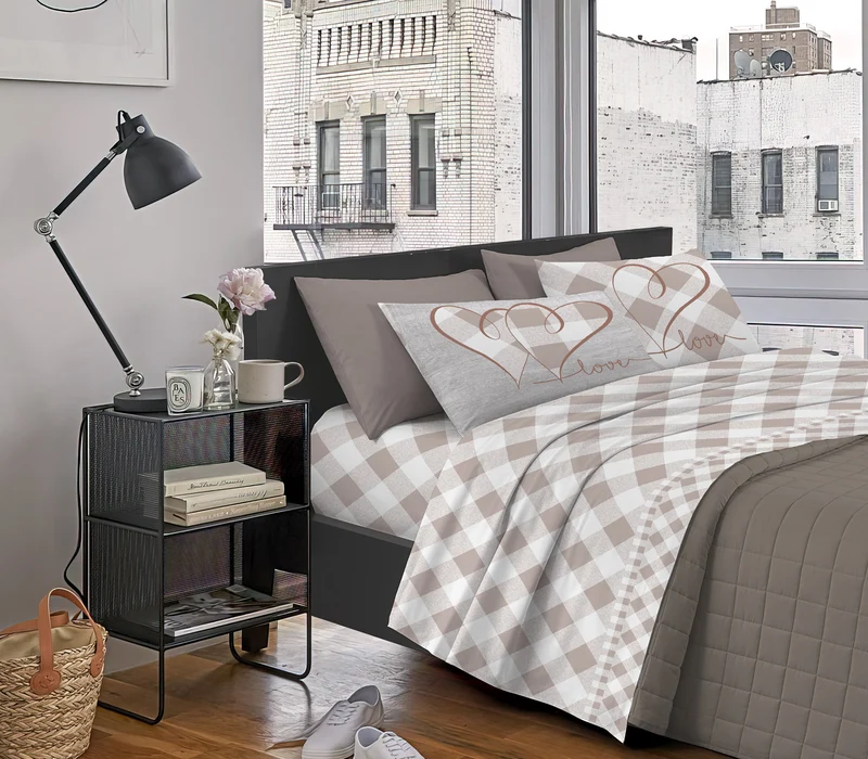Completo Letto Stampato in Cotone Made in Italy Dis.Koala-Lovely Il Gruppone