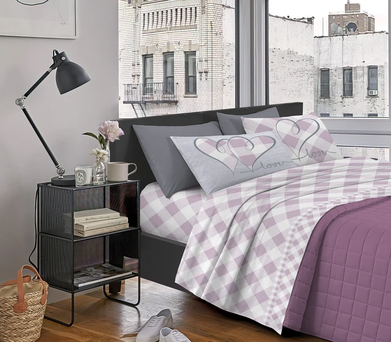 Completo Letto Stampato in Cotone Made in Italy Dis.Koala-Lovely Il Gruppone