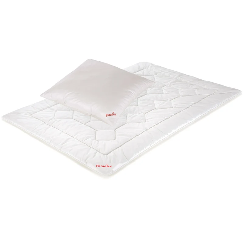 Sommerbetten-Set · Faserdecke + Kopfkissen