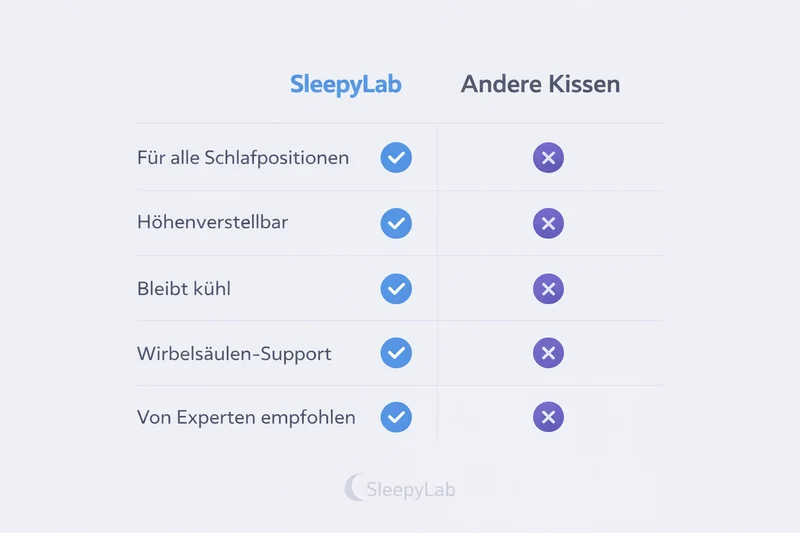 SleepyLab® Orthopädisches 3D-Nackenkissen