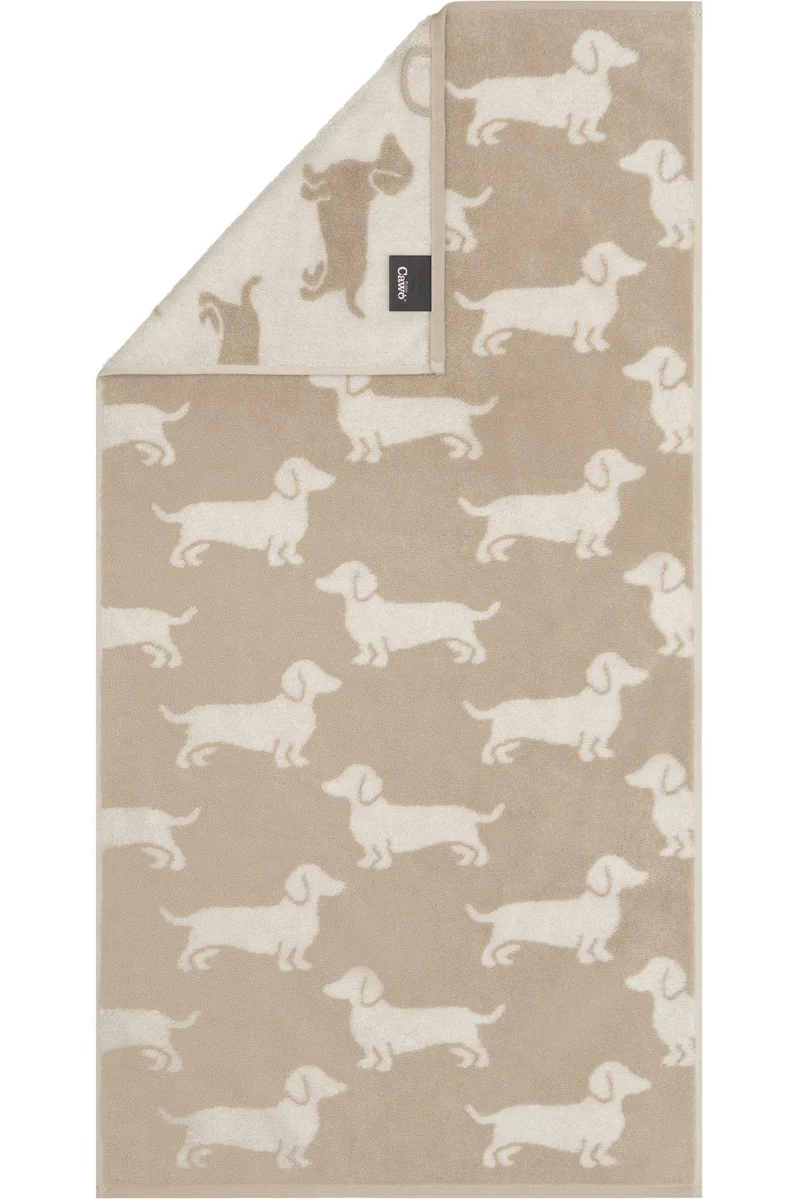 Handtücher "We love Dogs" beige