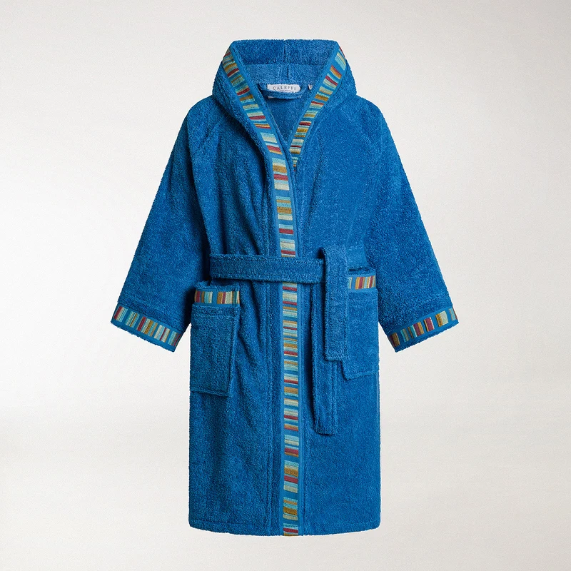 Accappatoio con Cappuccio Yupi Junior in Cotone 360 gr/mq