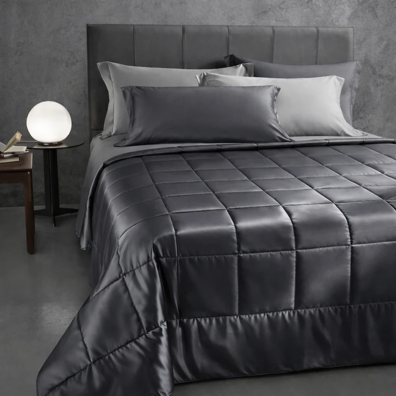 Copriletto Primaverile precious sateen in Raso di cotone 90 gr/mq
