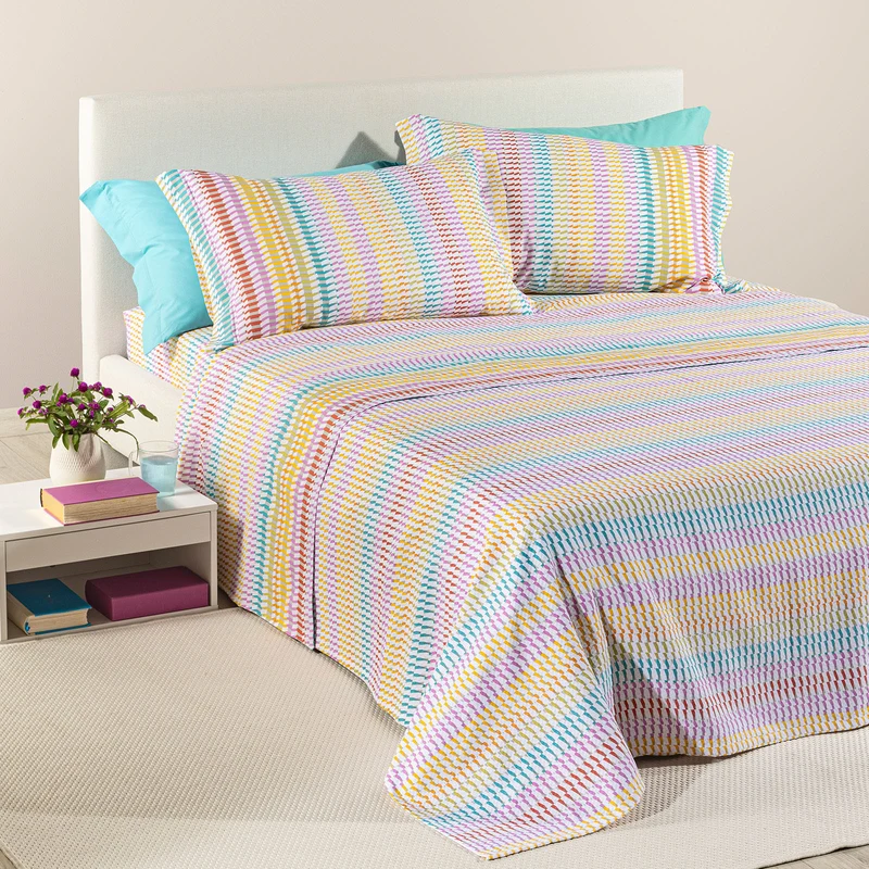 Copriletto Estivo Astrid Fior di Cotone in Cotone Piquet