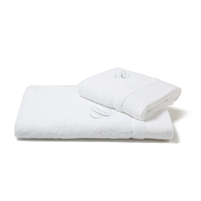 Asciugamano con Ospite ricamata in Cotone 450 gr/mq