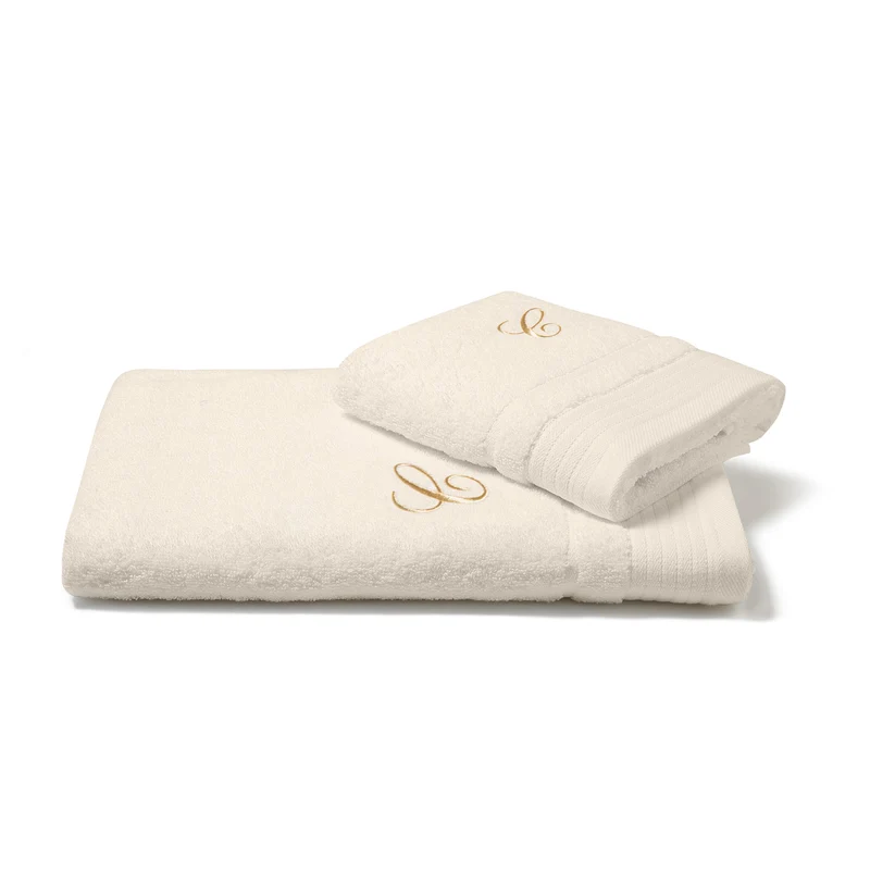 Asciugamano con Ospite ricamata in Cotone 450 gr/mq