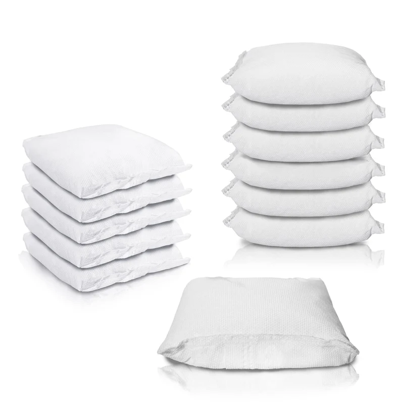 BigDean 12 x 400g Luftentfeuchter Nachfüllpack Feuchtigkeits-Stopper Nachfüll-Beutel Granulat Vliesb