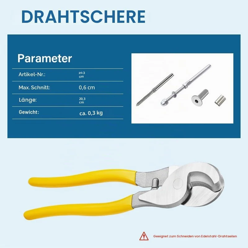 TEENO Hydraulische Crimpzange 10T und Kabelschneider Hydraulische Kabelschuhe Crimper 12 bis 2/0 AWG