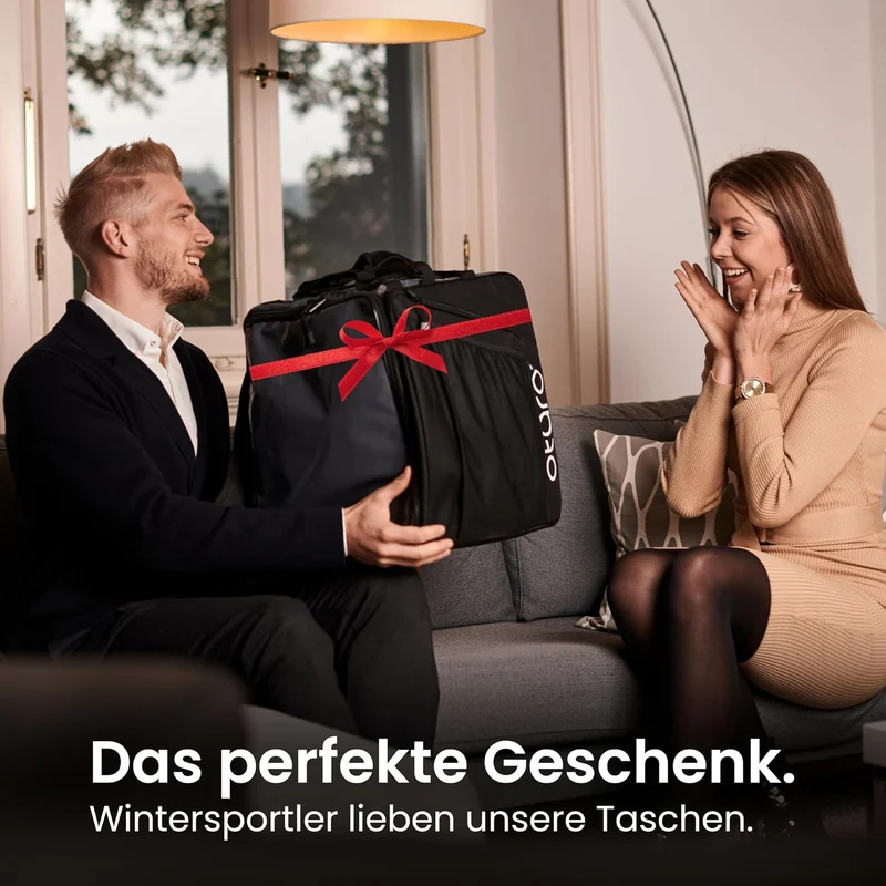 Otaro Skischuhtasche mit Helmfach (über 35.000 zufriedene Kunden) Premium Skitasche für Skischuhe |
