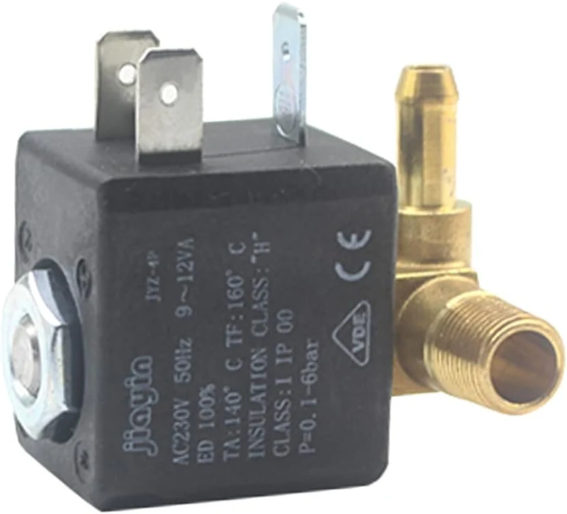 JIAYIN JYZ-4P normalerweise geschlossen, 3 mm N/C, 2/2-Wege-Wechselstrom, 230 V, G1/8 Zoll Messing D