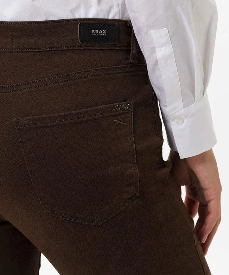 BRAX Damen Style Mary Blue Planet: Nachhaltige Five-Pocket Jeans 34W / 30L Brown, 34W / 30L Brown
