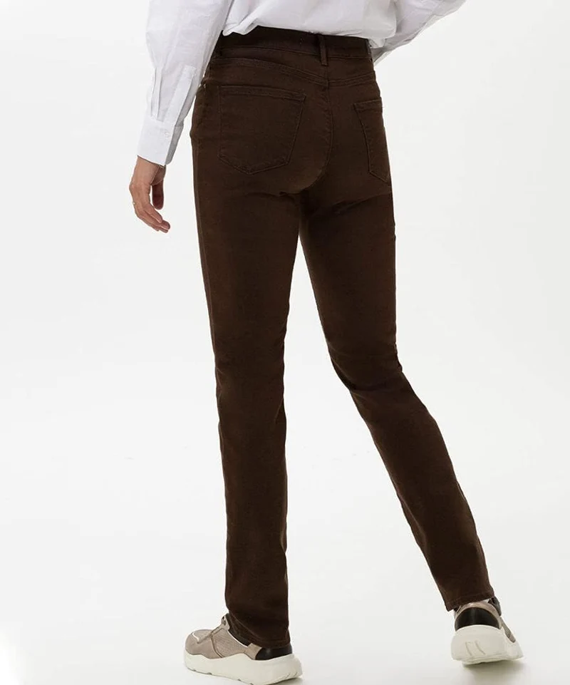 BRAX Damen Style Mary Blue Planet: Nachhaltige Five-Pocket Jeans 34W / 30L Brown, 34W / 30L Brown