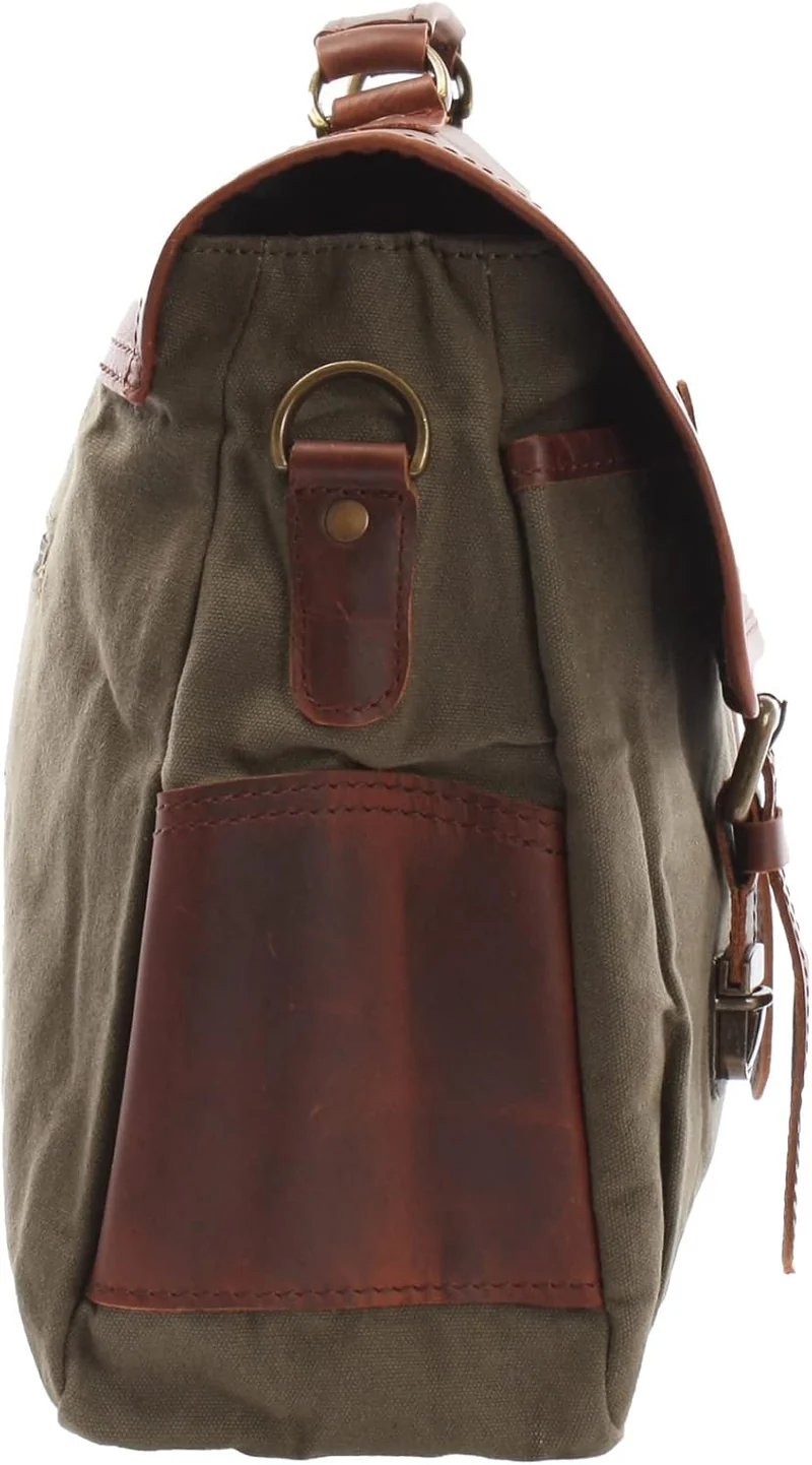 LECONI Collegetasche grosses Messenger Bag Tasche Arbeitstasche für Herren & Damen DIN A4 Schultasch
