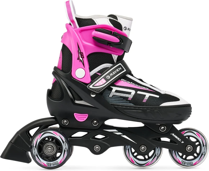 RAVEN Profession 3in1 Inlineskates Triskates Rollschuhe Inliner für Kinder und Erwachsene verstellba