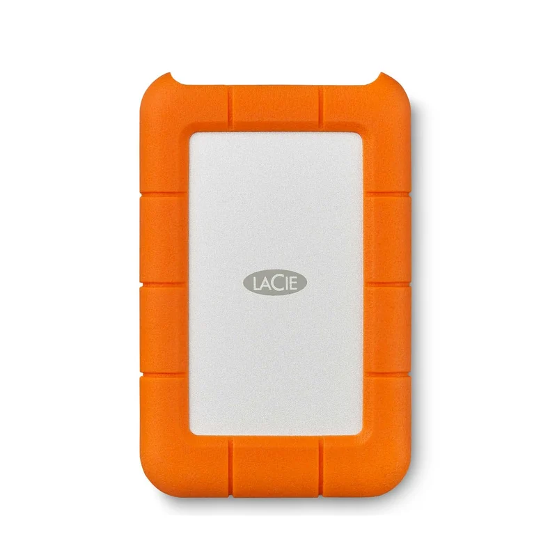 LaCie Rugged Mini 1TB tragbare externe Festplatte, 2.5 Zoll, PC & Mac, inkl. USB-C w/o USB-A Kabel,