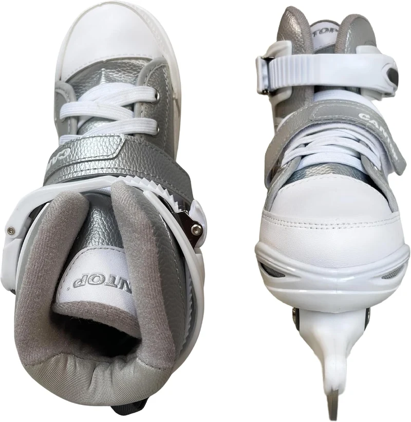 EXPLORER Cantop Schlittschuhe Kinder verstellbar Grössen 30-41 für Jungen, Mädchen und Damen und Her