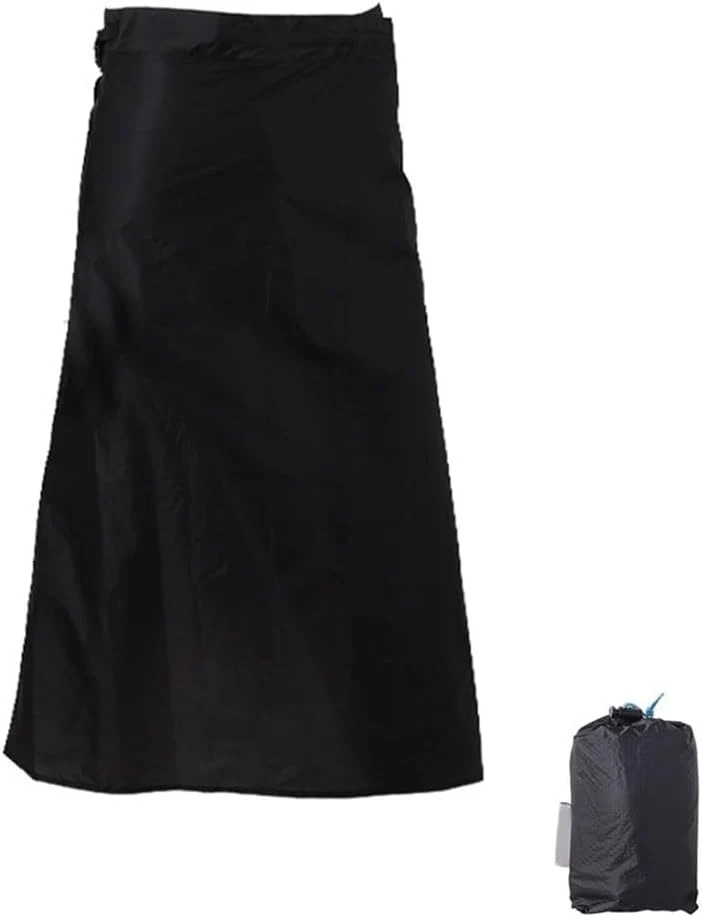 Regenröcke, wasserdicht, 150D-Nylon, Regenkilt, Regenbekleidung, Outdoor-Regenrock, Wandern, Freizei