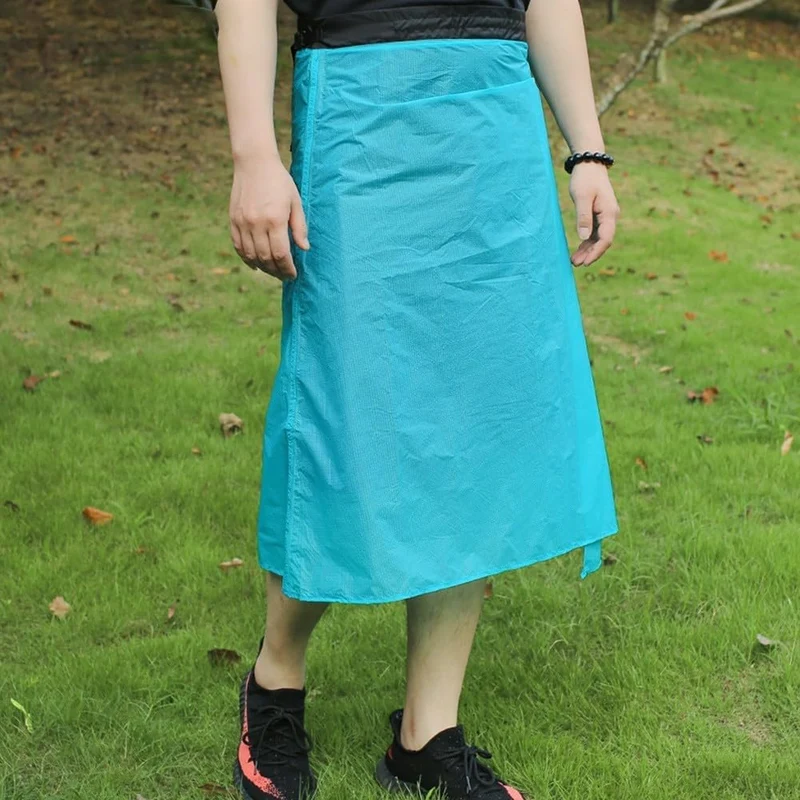 Regenröcke, wasserdicht, 150D-Nylon, Regenkilt, Regenbekleidung, Outdoor-Regenrock, Wandern, Freizei