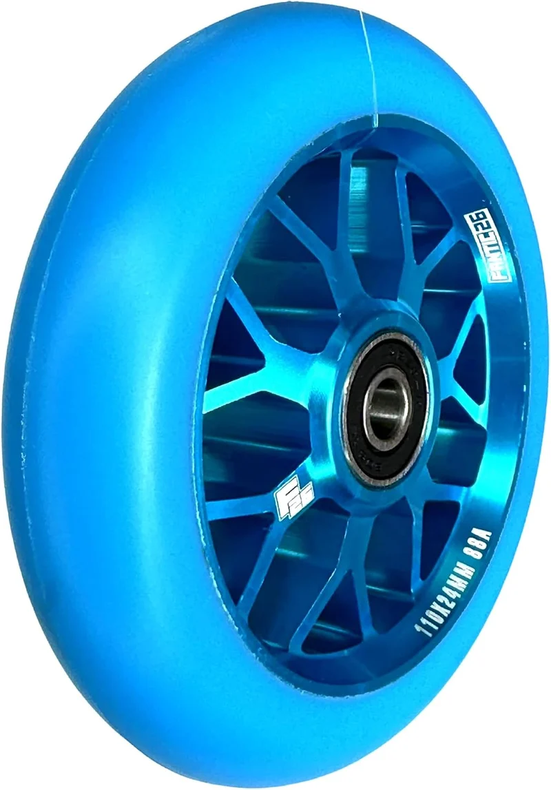 Fantic26 Stunt-Scooter Trick Roller Ersatzteile Bundle I ODI SLX SOft Griffe mit Barends Aqua I F26