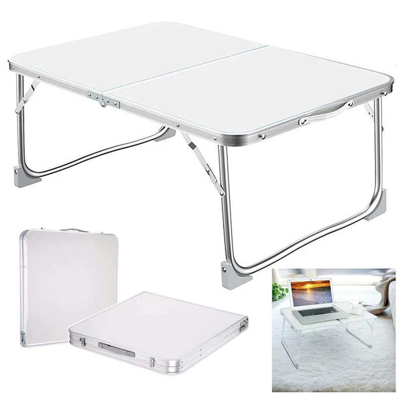 Kleiner Klapptisch für Laptop, Bett, Tisch, tragbarer Schoss-Stehpult, zusammenklappbar, Sofa, Frühs
