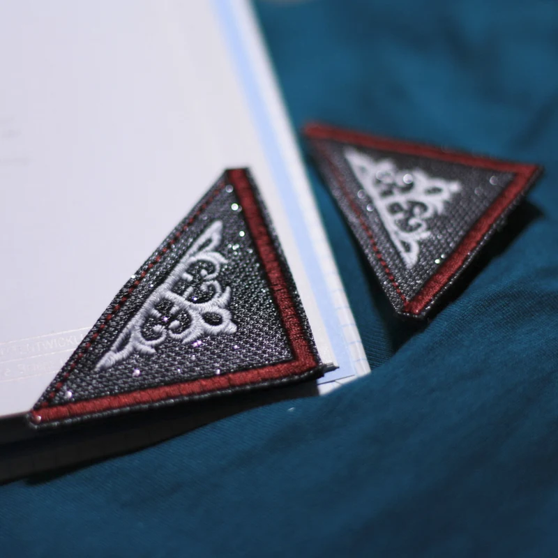 LeseEcken 2erSet - Ornament - Dunkelrot