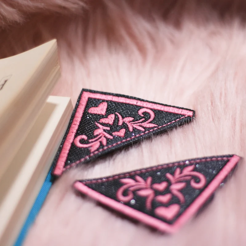 LeseEcken 2x Set - Herz Ornamente - Rosa