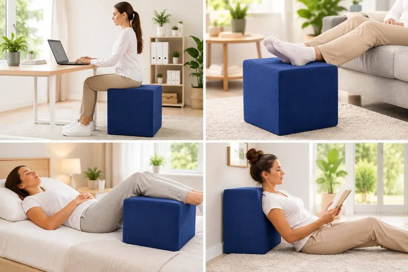 Bandscheibenwürfel – Ergonomisch sitzen und entspannt liegen