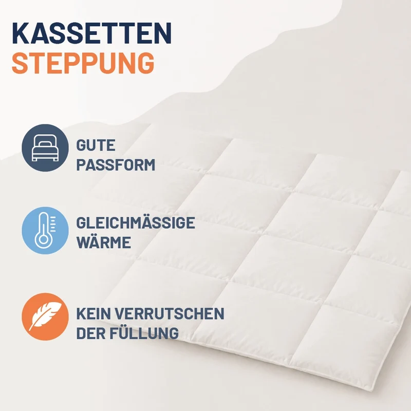 Gänsedaunendecke »FIRST CLASS« – 100% Gänsedaunen