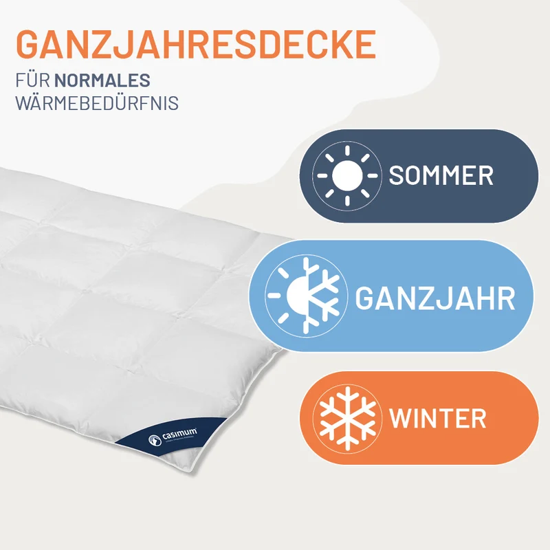 Daunendecke »PREMIUM« – 90% Daunen, 10% Federn