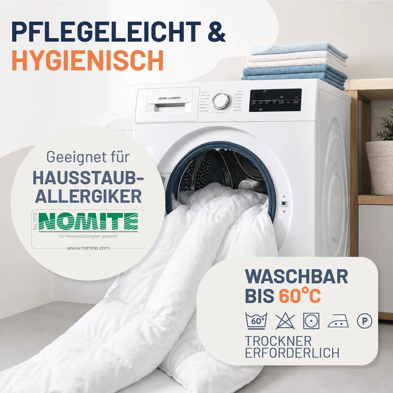 Daunendecke »COMFORT« – 60% Daunen, 40% Federn