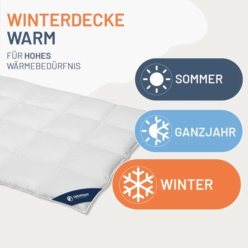 Daunendecke »COMFORT« – 60% Daunen, 40% Federn