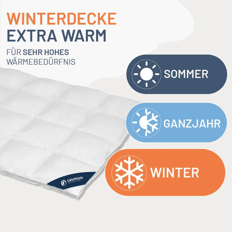 Daunendecke »COMFORT« – 60% Daunen, 40% Federn