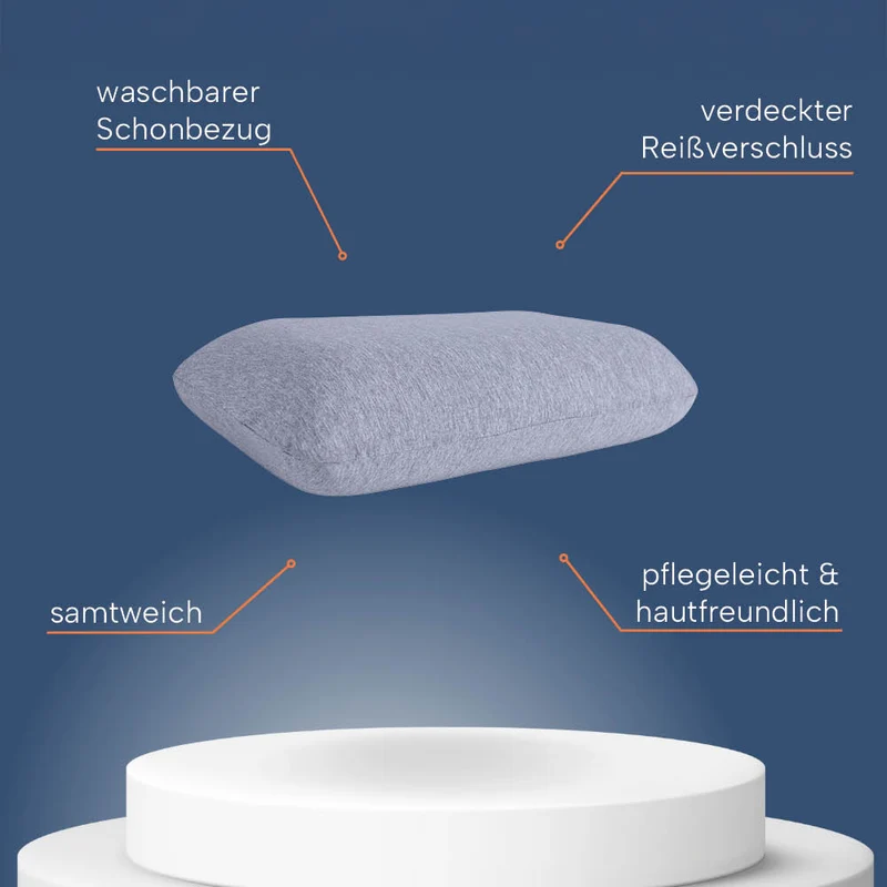 Schonbezüge Doppelpack »GRAU« für Reisekissen »SUPER TRAVEL«