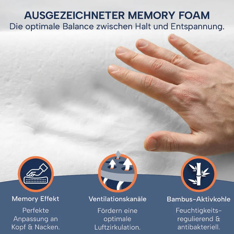Orthopädisches Nackenkissen »ERGO VARIO«, Memory Foam