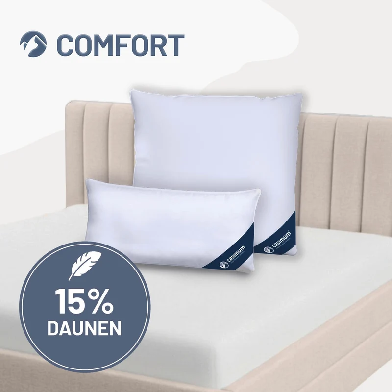 Feder- und Daunenkissen »COMFORT« – 85% Federn, 15% Daunen