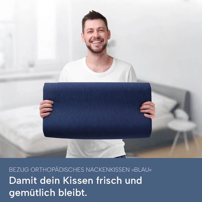 Schonbezüge Doppelpack »GRAU« für Orthopädisches Nackenkissen »ERGO VARIO«