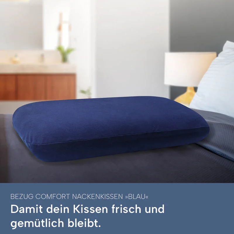 Schonbezüge Doppelpack »BLAU« für Nackenkissen »COMFORT«