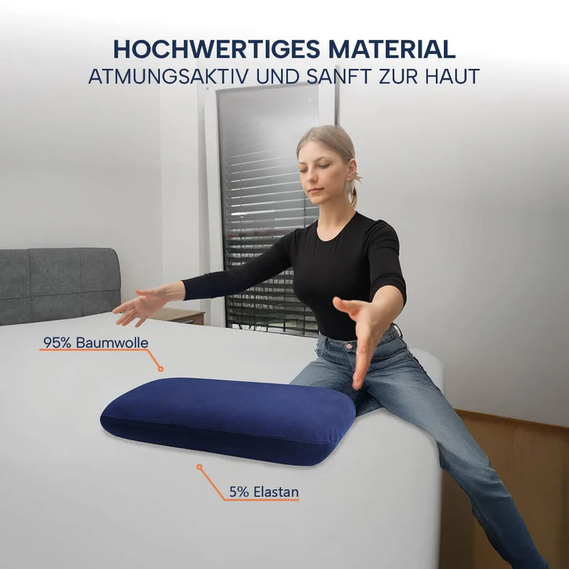 Schonbezüge Doppelpack »BLAU« für Nackenkissen »COMFORT«