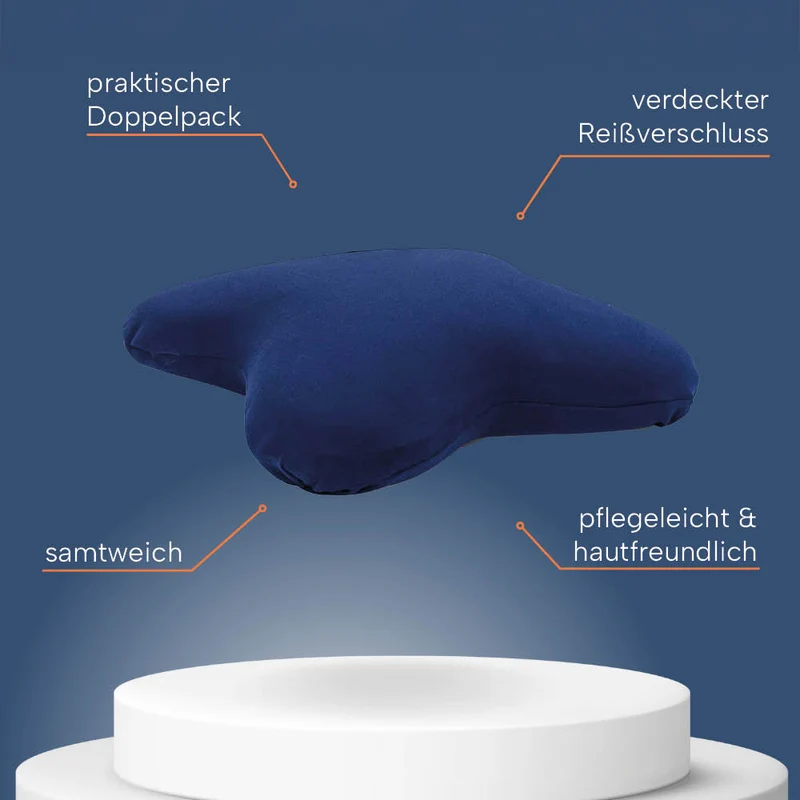Schonbezüge Doppelpack »BLAU« für Schmetterlingskissen »BUTTERFLY«