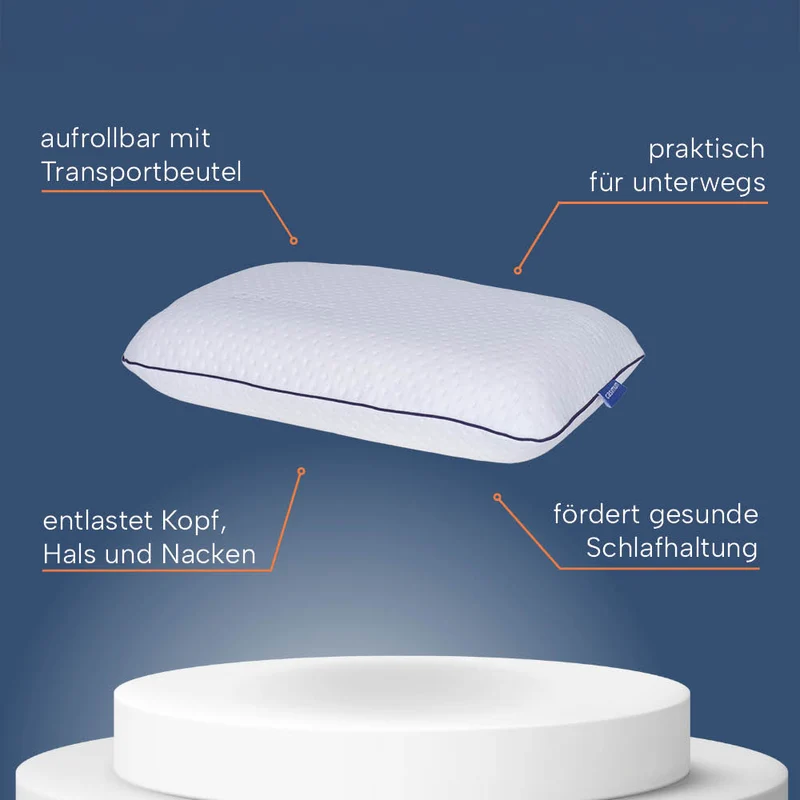 Reisekissen »SUPER TRAVEL«, Memory Foam