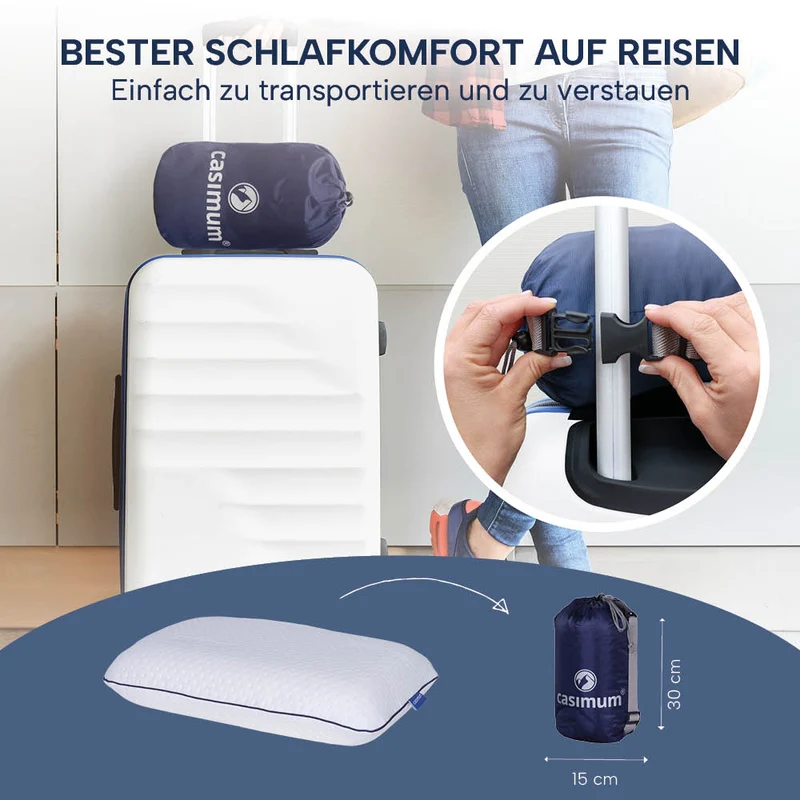 Reisekissen »SUPER TRAVEL«, Memory Foam