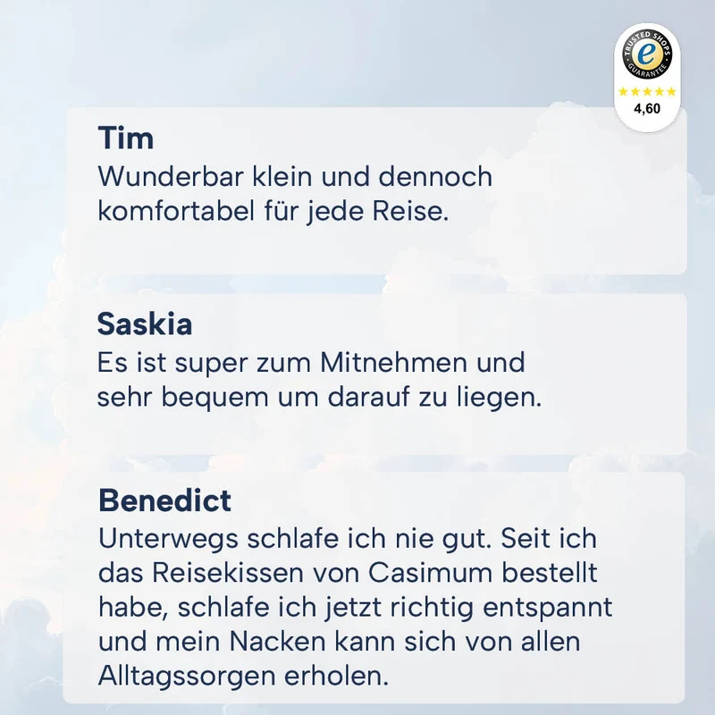 Reisekissen »SUPER TRAVEL«, Memory Foam