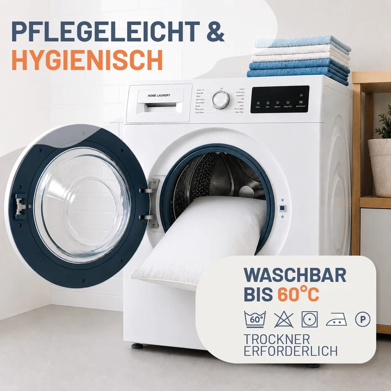 3-Kammer-Faserkissen »COMFORT« – 100% Polyester